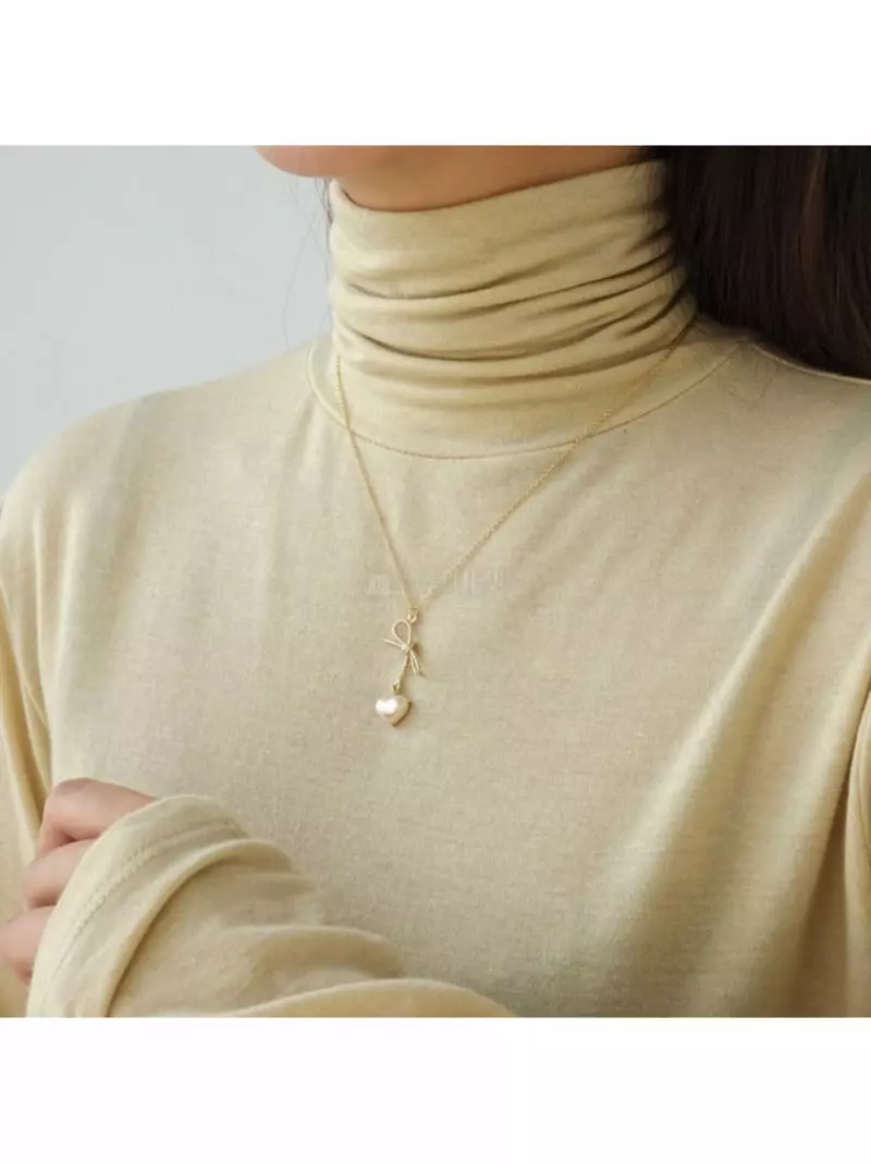 Noii - Korean Women Fashion - #womensfashion - N1195 Heart Neckless