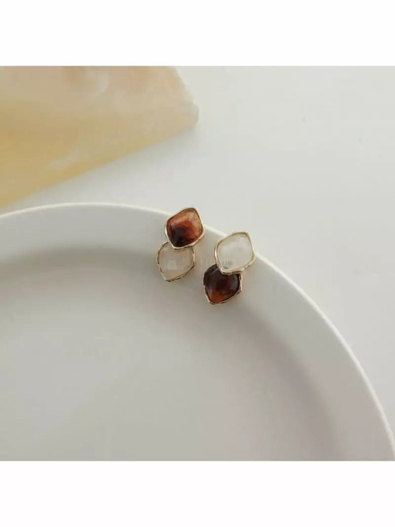 Noii - Korean Women Fashion - #womensfashion - E1546 Homike Earring - 3