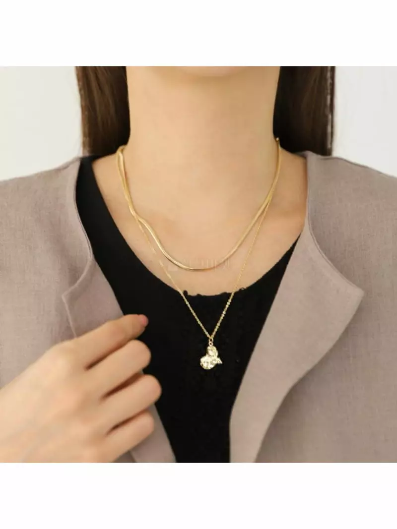 Noii - Korean Women Fashion - #womensfashion - N1200 Hearts Neckless