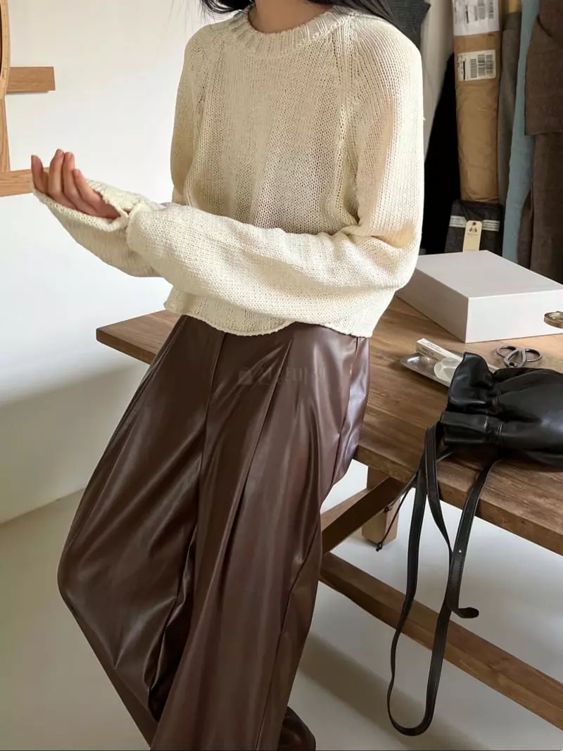 Normal - Korean Women Fashion - #momslook - Bread Knit Tee - 2