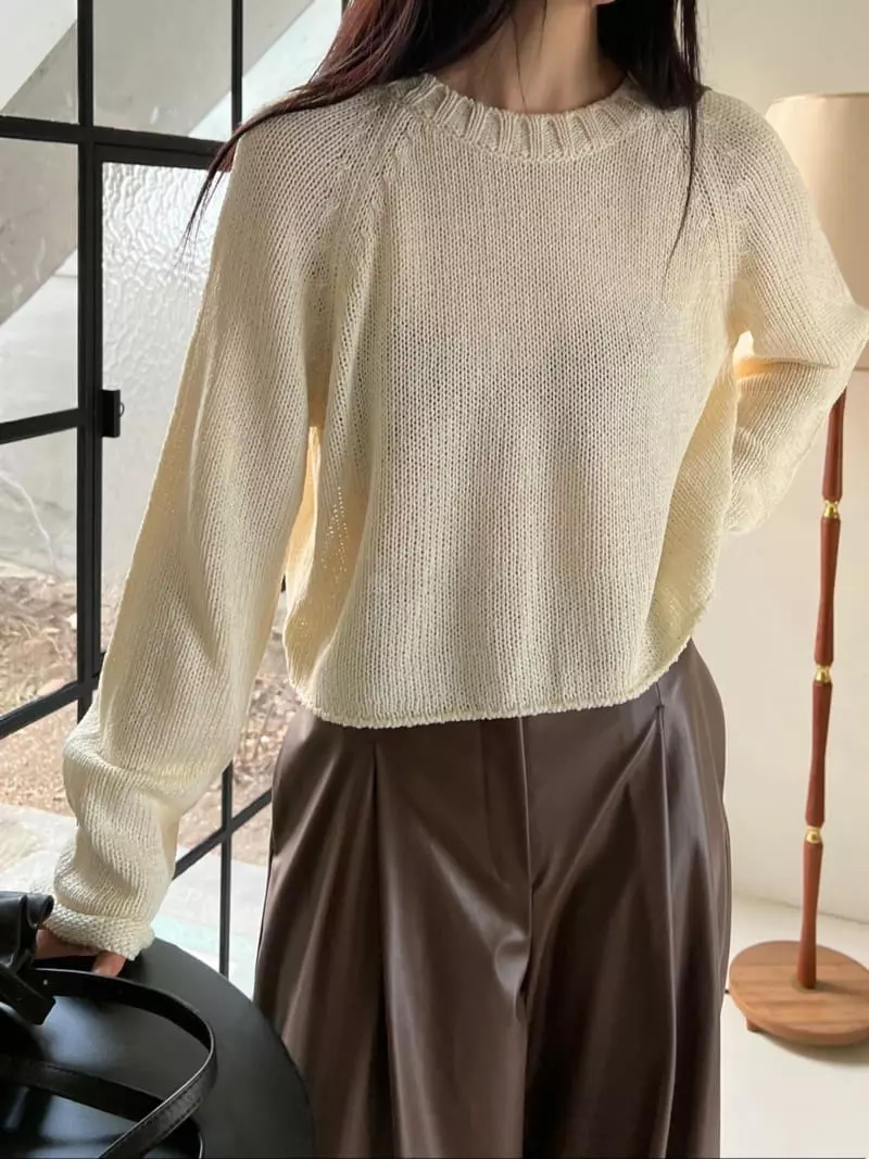 Normal - Korean Women Fashion - #momslook - Bread Knit Tee - 3