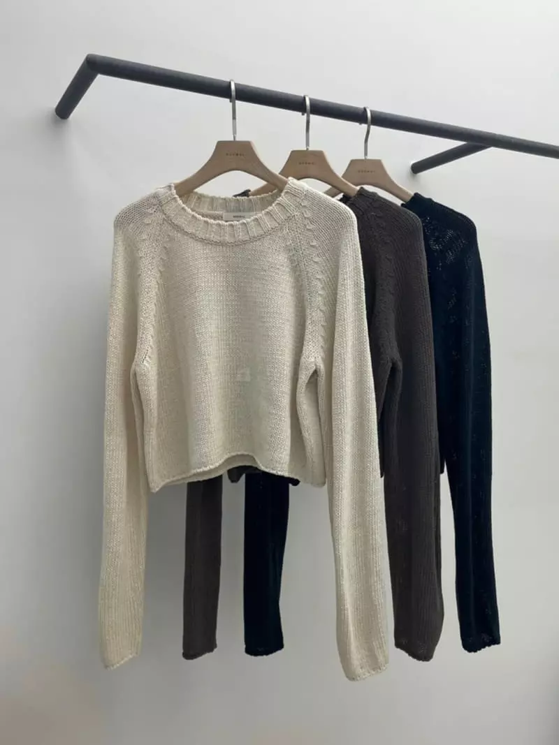 Normal - Korean Women Fashion - #momslook - Bread Knit Tee - 4
