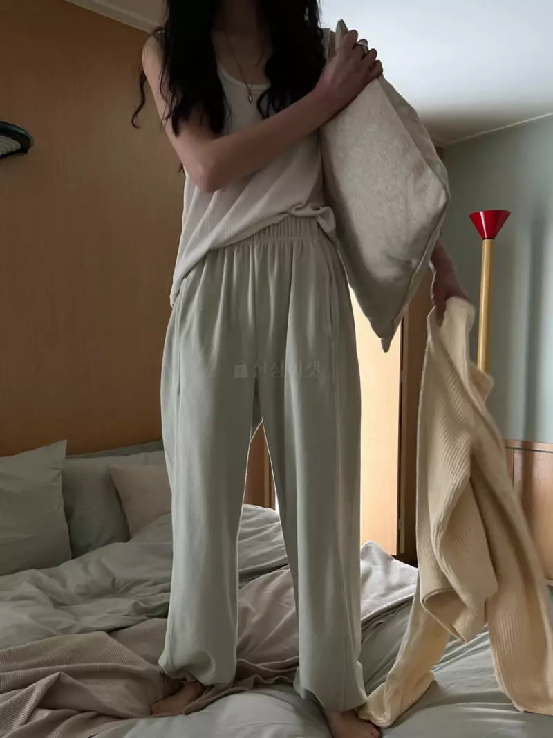 Normal - Korean Women Fashion - #shopsmall - Terry Pants