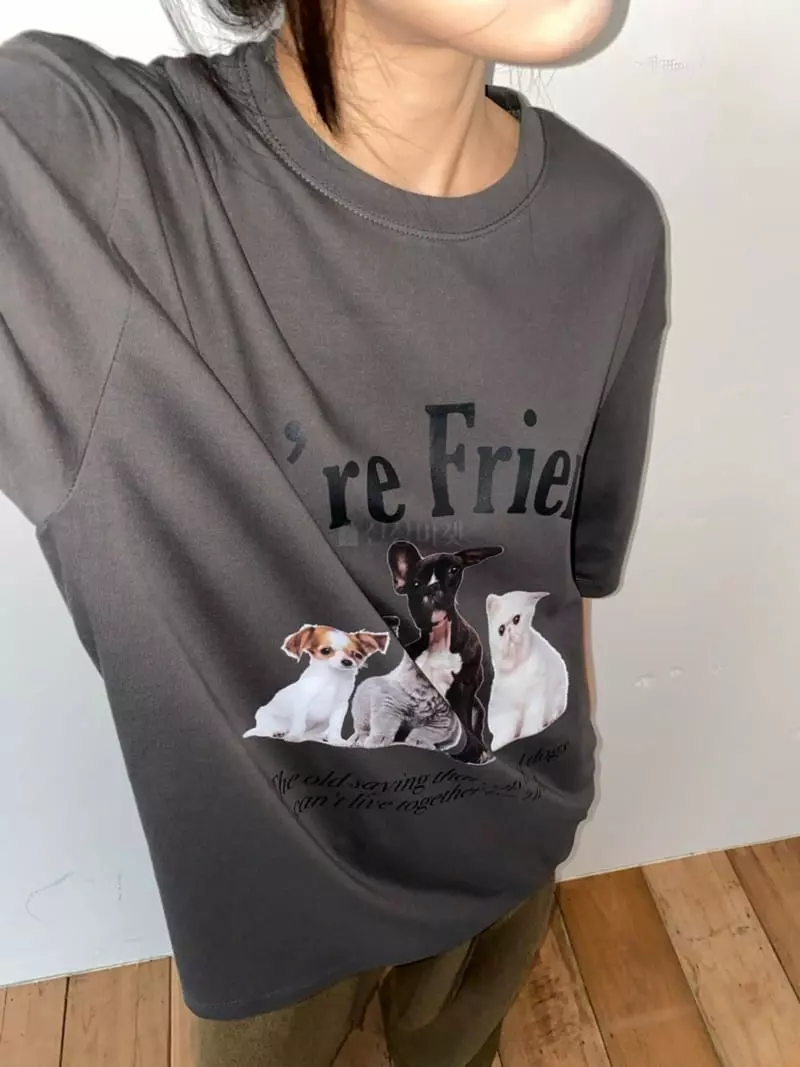 Nyunyu-Seoul - Korean Women Fashion - #momslook - Four Seasons Tee - 2
