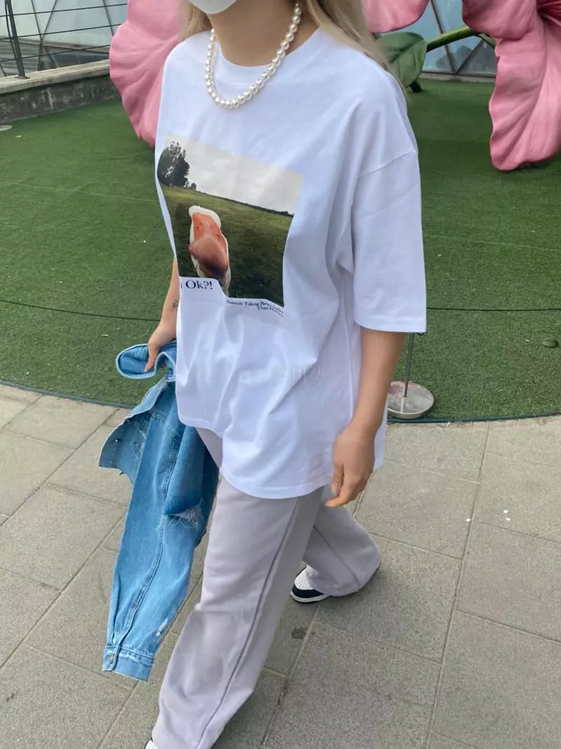 Nyunyu-Seoul - Korean Women Fashion - #momslook - Duck Tee