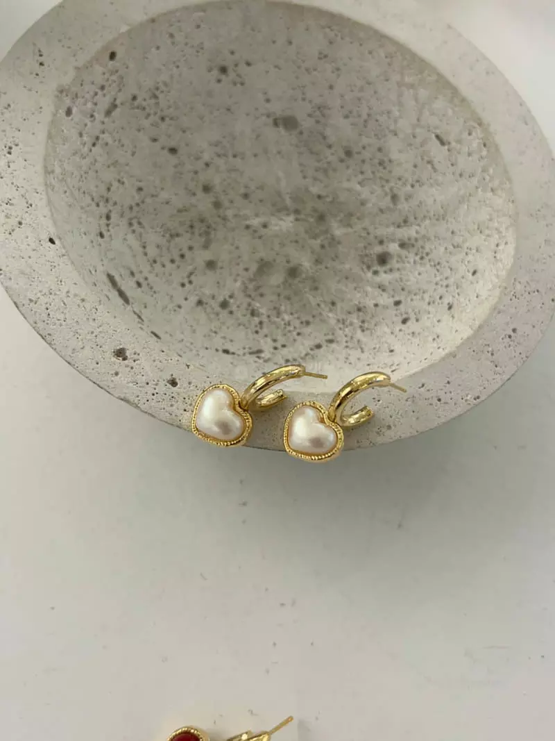Nyunyu-Seoul - Korean Women Fashion - #momslook - Goldria Earrings - 2