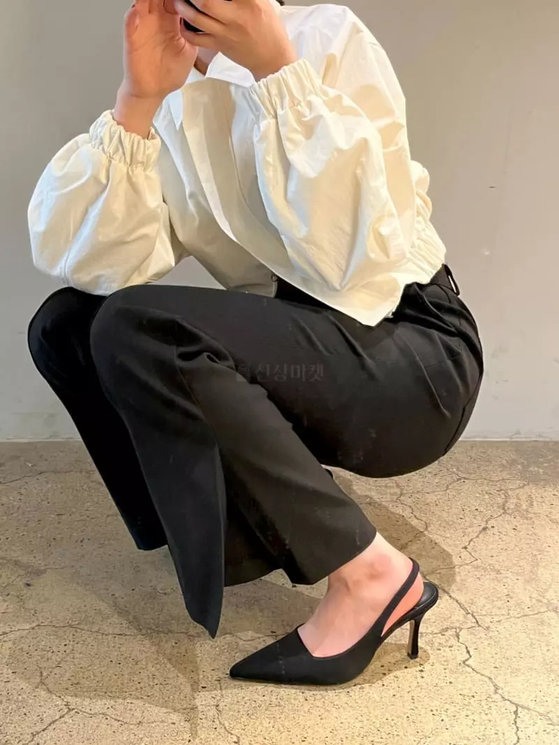 Nyunyu-Seoul - Korean Women Fashion - #momslook - Bootcut Slit Pants - 3