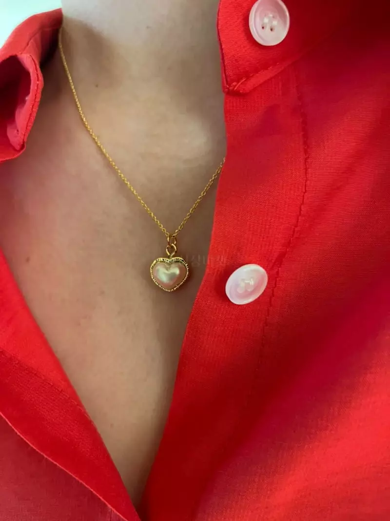 Nyunyu-Seoul - Korean Women Fashion - #momslook - Love Darling Necklace