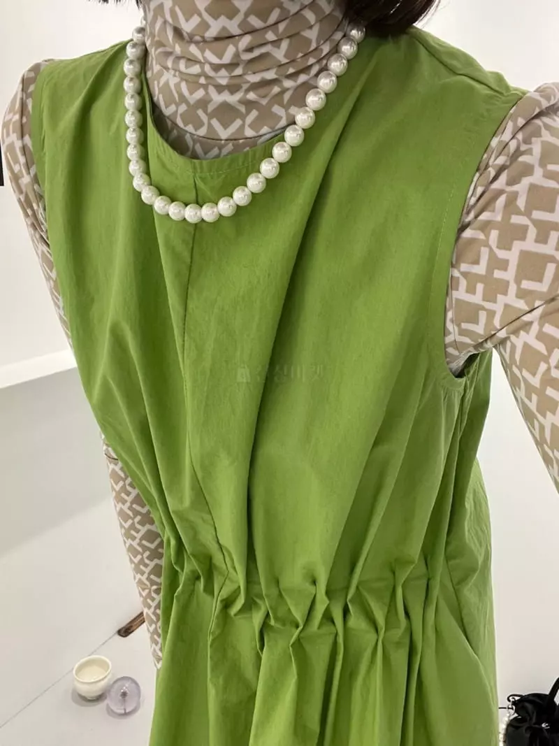 Nyunyu-Seoul - Korean Women Fashion - #momslook - Super Pearl Ball Necklace (10mm) - 2