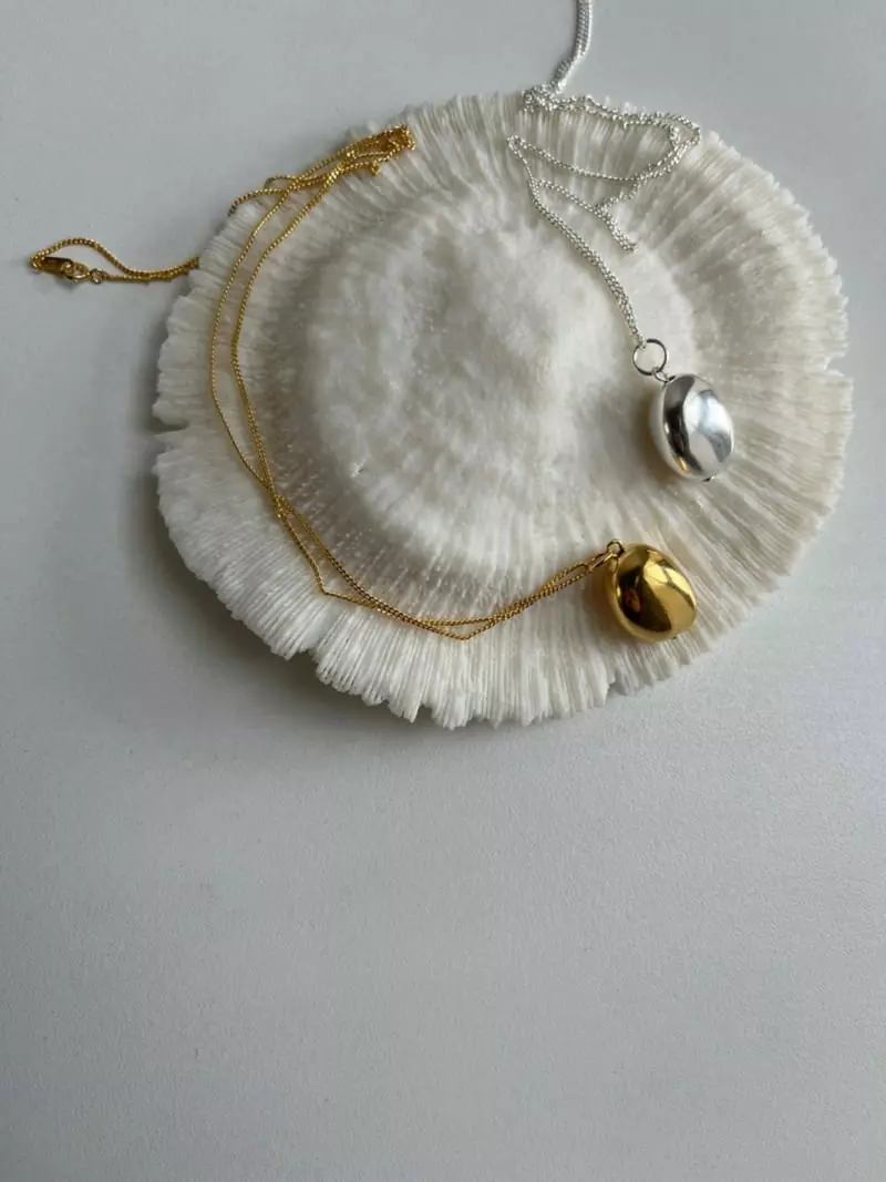 Nyunyu-Seoul - Korean Women Fashion - #womensfashion - Pice Silver Necklace - 4