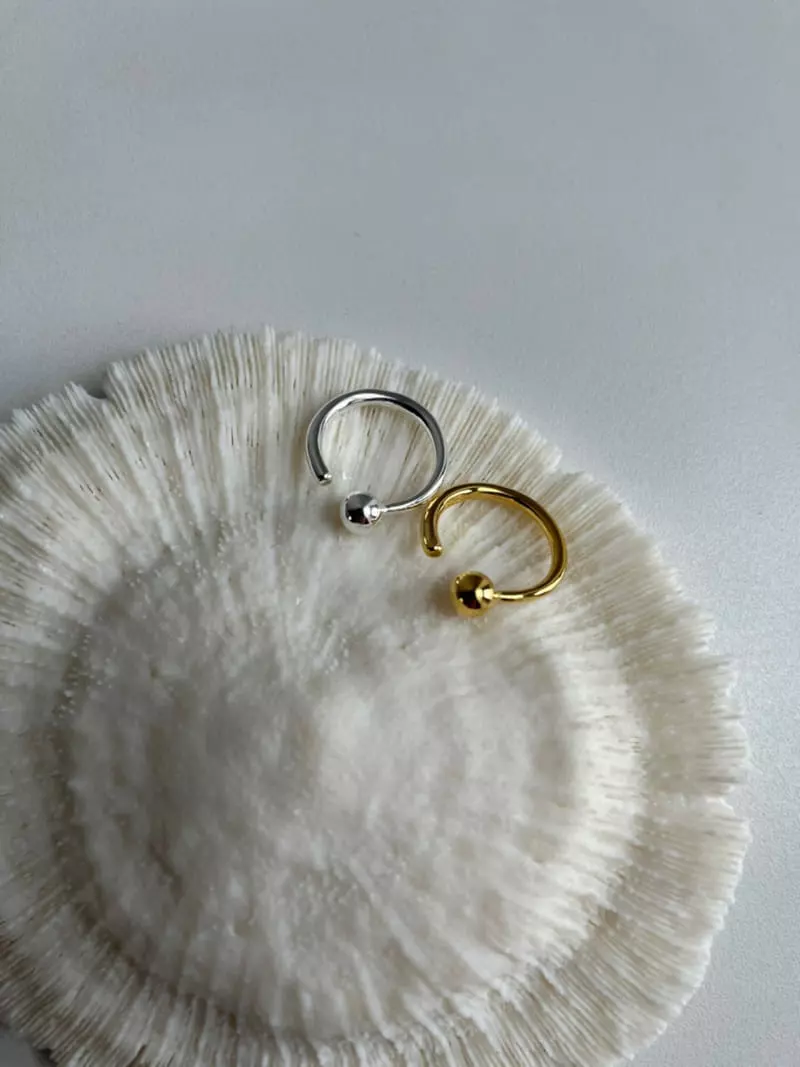 Nyunyu-Seoul - Korean Women Fashion - #momslook - Winnie Ball Ring - 3