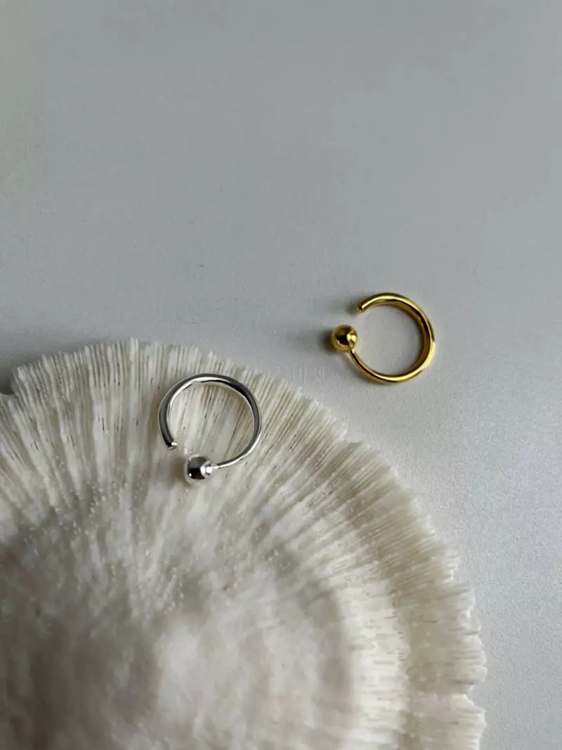 Nyunyu-Seoul - Korean Women Fashion - #momslook - Winnie Ball Ring - 4