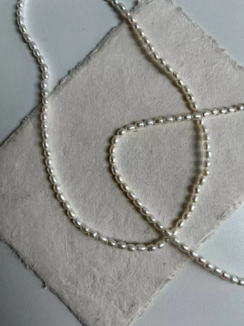 Nyunyu-Seoul - Korean Women Fashion - #restrostyle - Pearl Necklace - 3