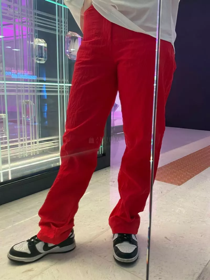 Nyunyu-Seoul - Korean Women Fashion - #restrostyle - Wrinkle Pants