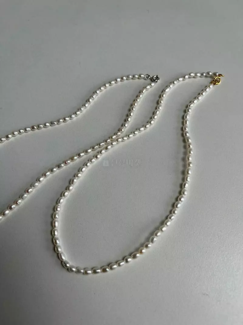 Nyunyu-Seoul - Korean Women Fashion - #restrostyle - Pearl Necklace - 4