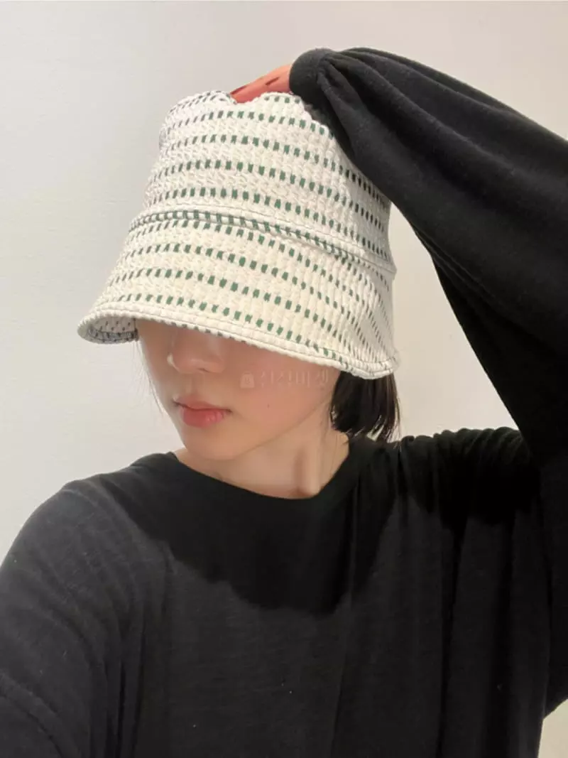 Nyunyu-Seoul - Korean Women Fashion - #thatsdarling - Stripe Bucket Hats - 3