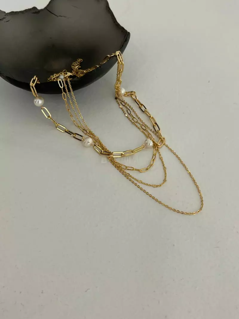 Nyunyu-Seoul - Korean Women Fashion - #vintagekidsstyle - Kevir Necklace - 3