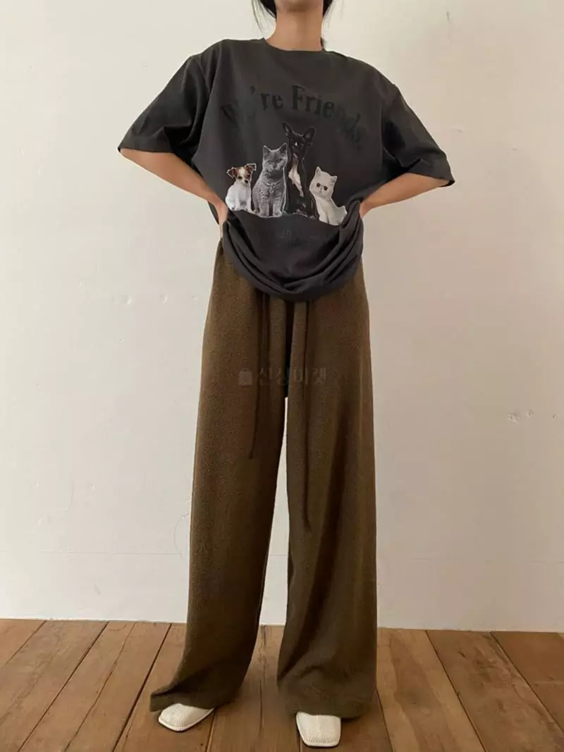 Nyunyu-Seoul - Korean Women Fashion - #womensfashion - Four Seasons Tee