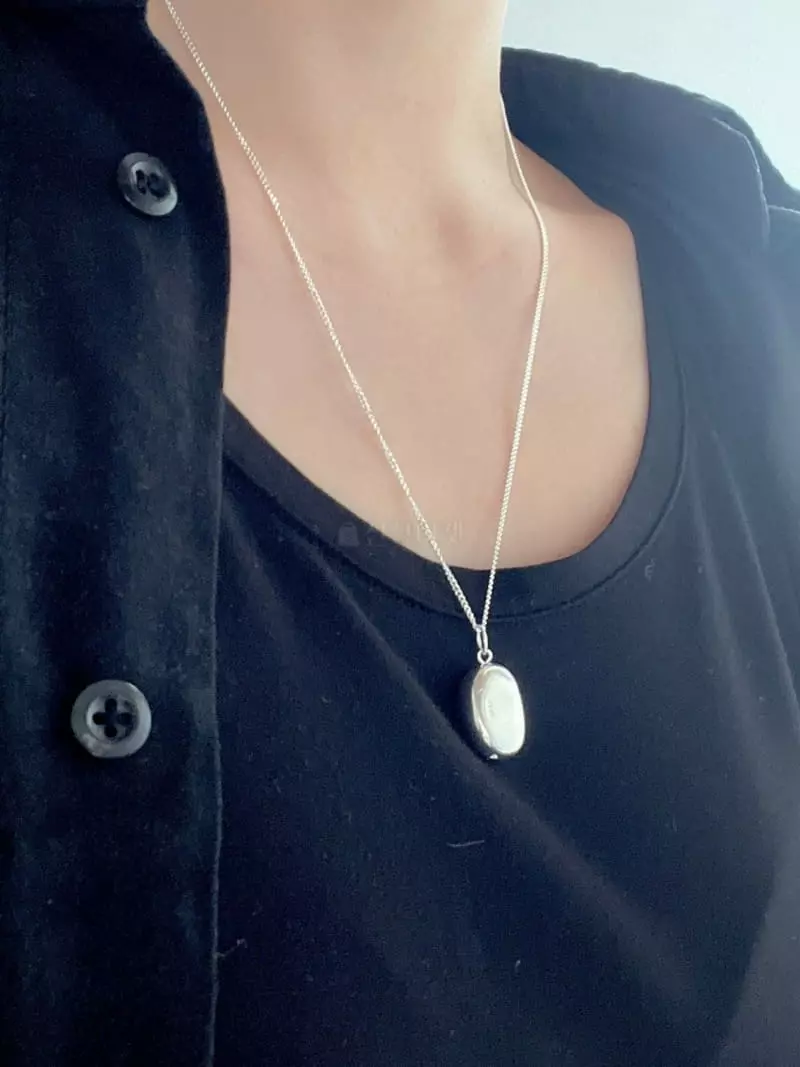 Nyunyu-Seoul - Korean Women Fashion - #womensfashion - Pice Silver Necklace