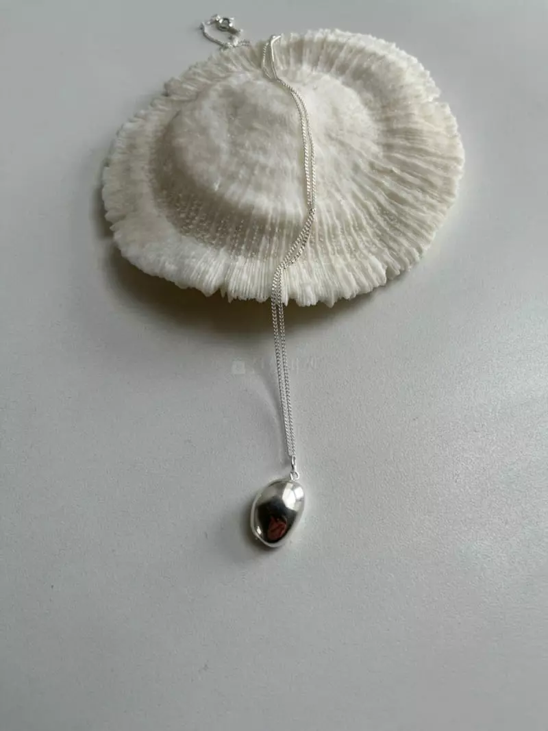 Nyunyu-Seoul - Korean Women Fashion - #womensfashion - Pice Silver Necklace - 3