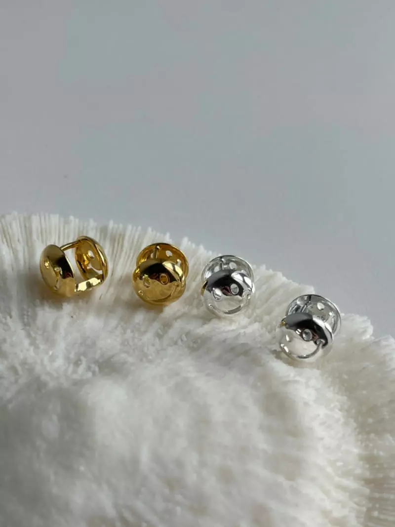 Nyunyu-Seoul - Korean Women Fashion - #momslook - Smile Ball Earring - 4
