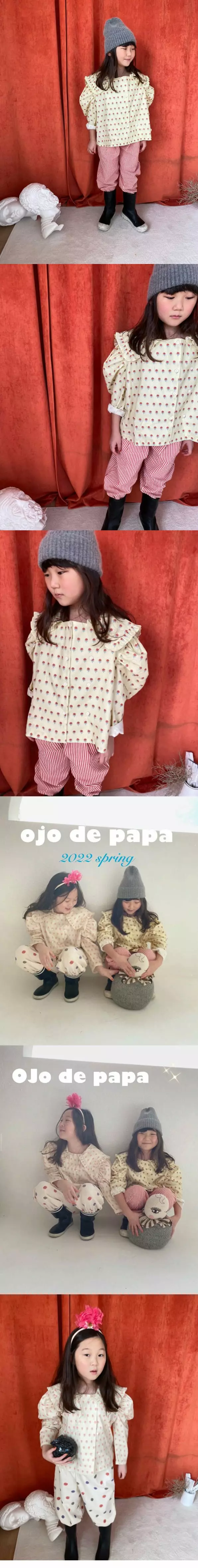 OJODEPAPA - Korean Children Fashion Brand - #Kfashion4kids - Tulip Blouse - 4