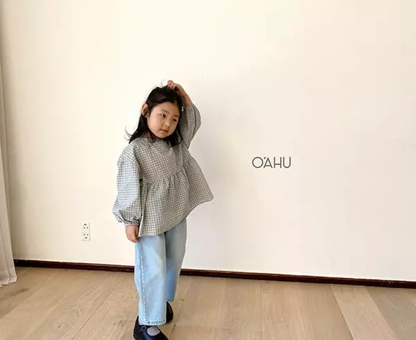 O'ahu - Korean Children Fashion - #Kfashion4kids - Us Stripes Jeans - 6