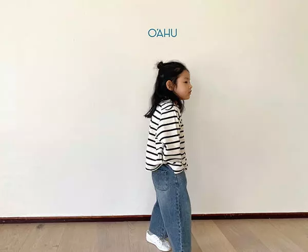 O'ahu - Korean Children Fashion - #fashionkids - Baw Wide Jeans