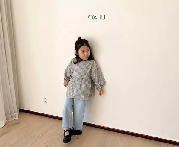 O'ahu - Korean Children Fashion - #kidsshorts - Us Stripes Jeans - 3