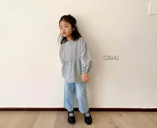 O'ahu - Korean Children Fashion - #kidsshorts - Us Stripes Jeans - 4