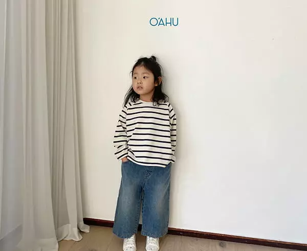 O'ahu - Korean Children Fashion - #kidsstore - Baw Wide Jeans - 3