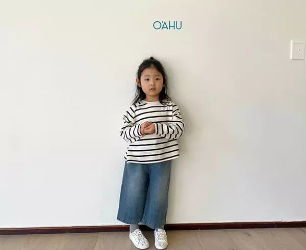 O'ahu - Korean Children Fashion - #littlefashionista - Baw Wide Jeans - 6