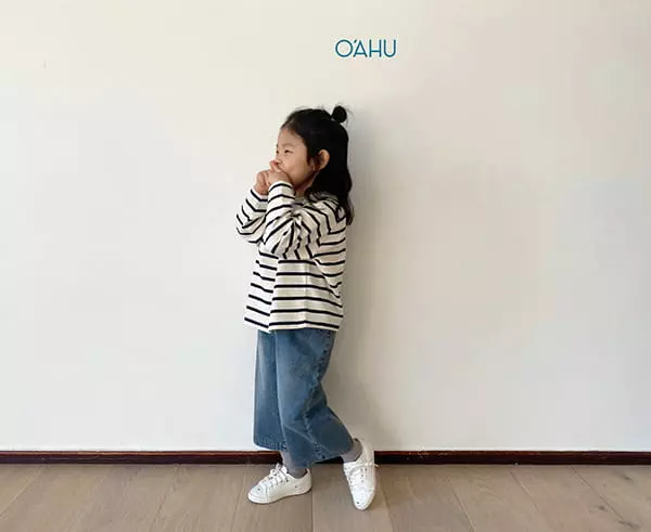O'ahu - Korean Children Fashion - #magicofchildhood - Baw Wide Jeans - 7