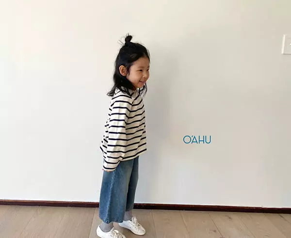 O'ahu - Korean Children Fashion - #minifashionista - Baw Wide Jeans - 8