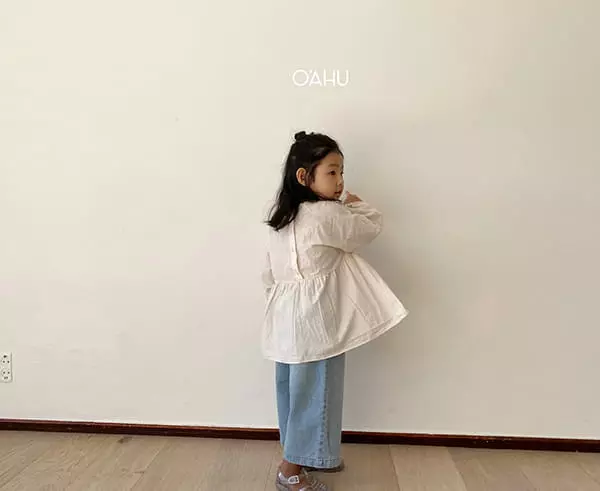 O'ahu - Korean Children Fashion - #prettylittlegirls - Baw Wide Jeans - 9