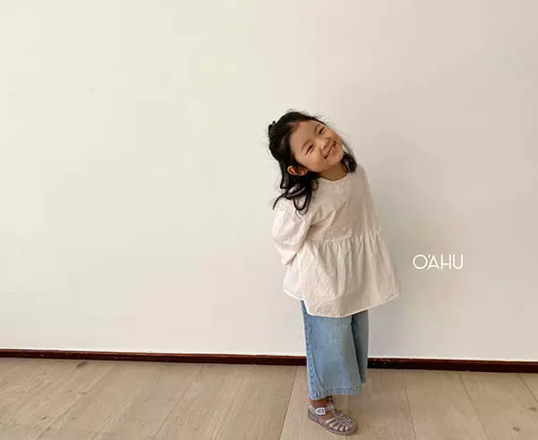 O'ahu - Korean Children Fashion - #toddlerclothing - Baw Wide Jeans - 11