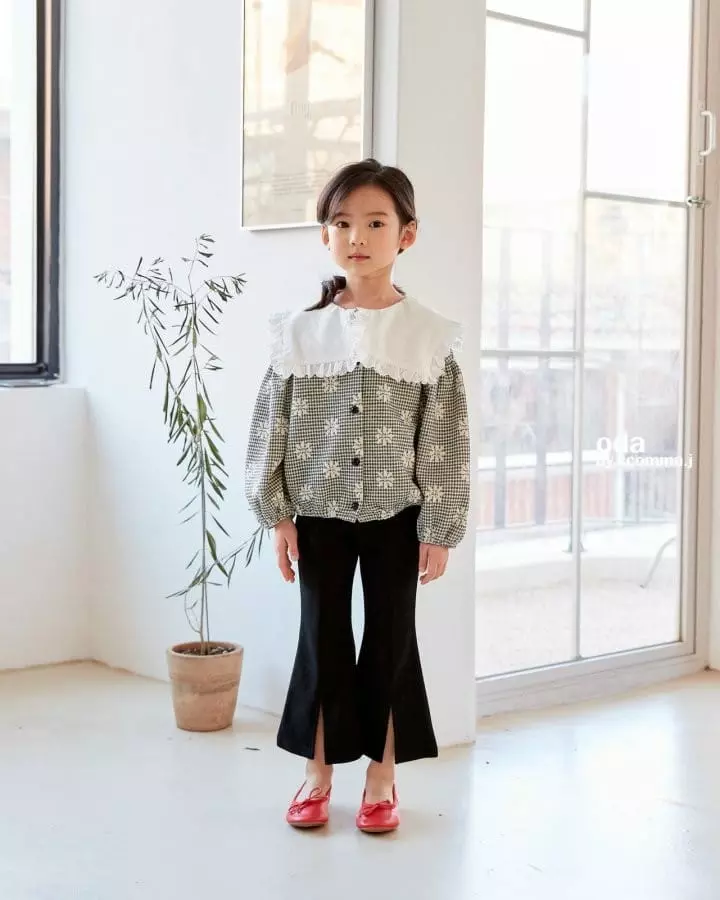 Oda - Korean Children Fashion - #Kfashion4kids - Alice Frill Collar Cardigan - 7