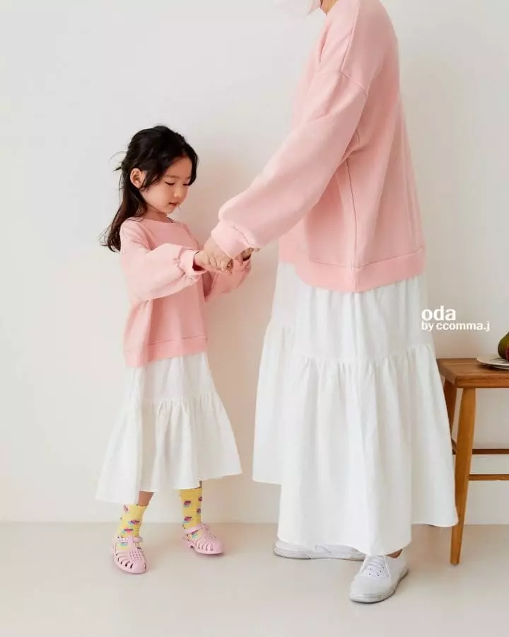 Oda - Korean Children Fashion - #Kfashion4kids - Macaroon Lyered One-piece with Mom - 8