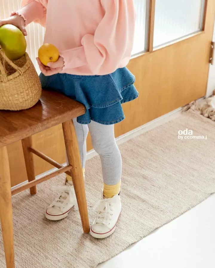 Oda - Korean Children Fashion - #childofig - Everyday Can Can Skirt Leggings