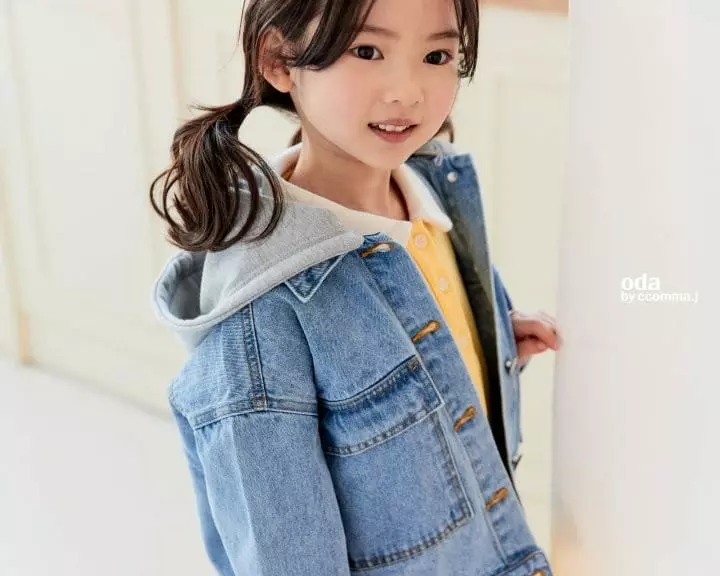 Oda - Korean Children Fashion - #childrensboutique - Oz Big Pocket Denim Jacket - 5