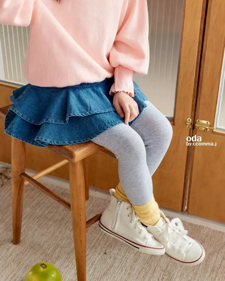 Oda - Korean Children Fashion - #childrensboutique - Everyday Can Can Skirt Leggings - 2