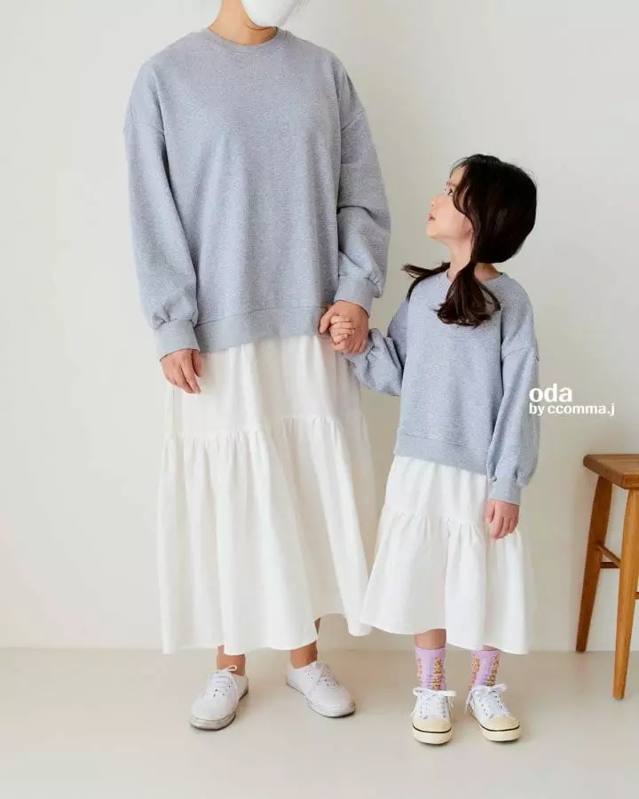 Oda - Korean Children Fashion - #childrensboutique - Macaroon Lyered One-piece with Mom