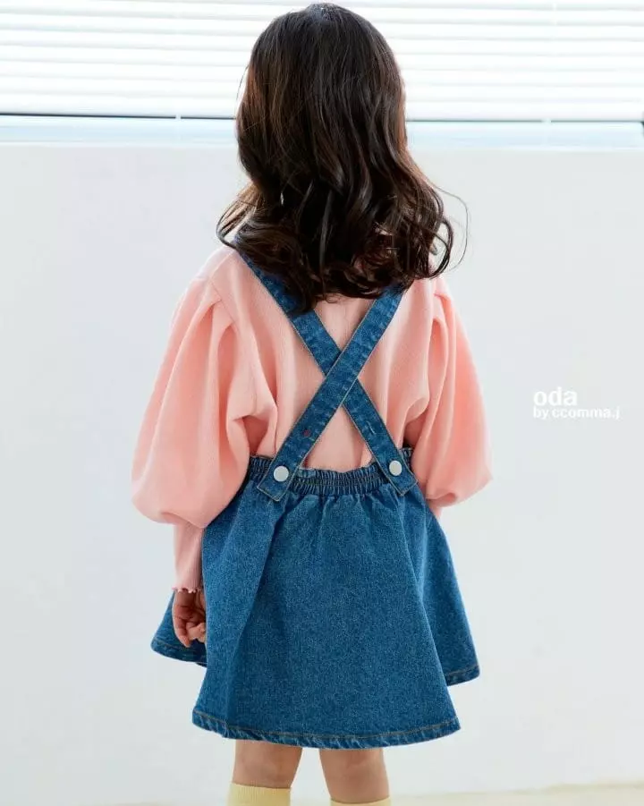Oda - Korean Children Fashion - #designkidswear - Luna Dungarees Skirt - 5