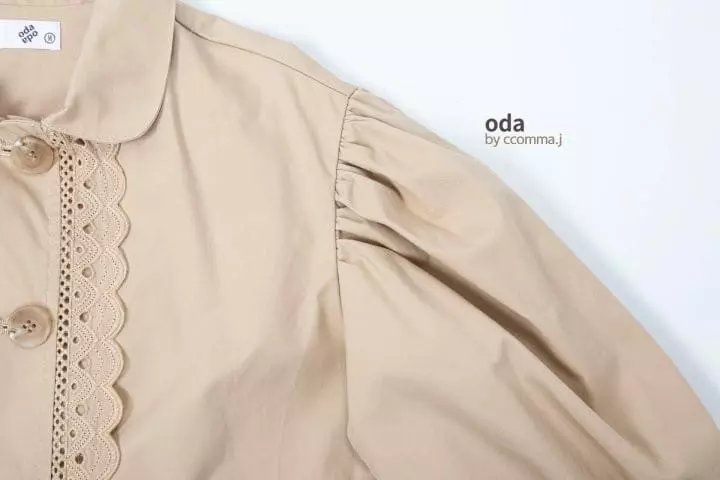 Oda - Korean Children Fashion - #discoveringself - Scre Puff Sleeve Coat - 12