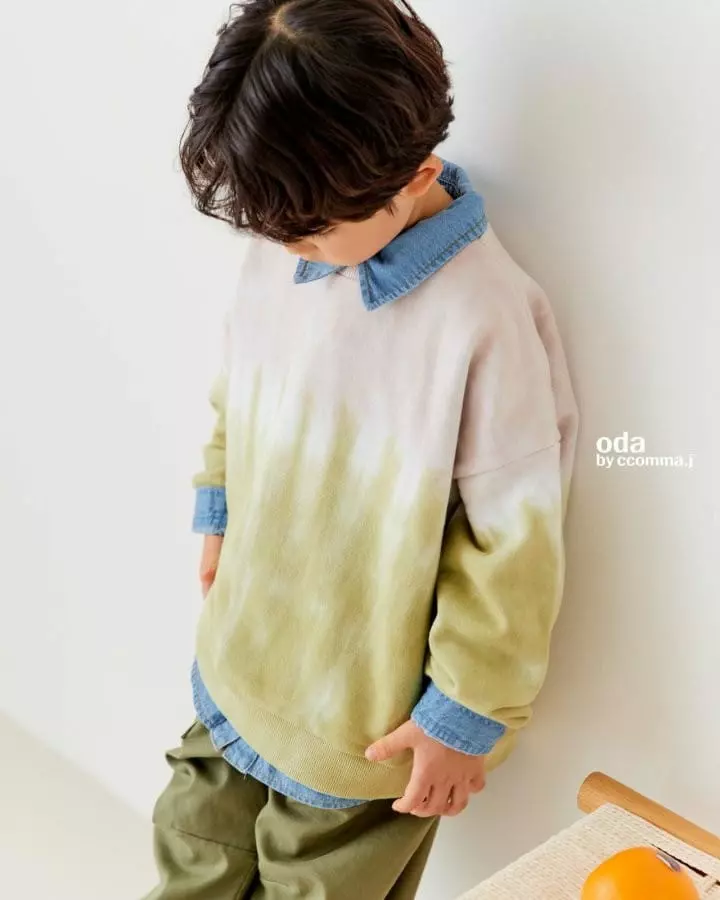 Oda - Korean Children Fashion - #discoveringself - Dyeing Sweatshirt - 5