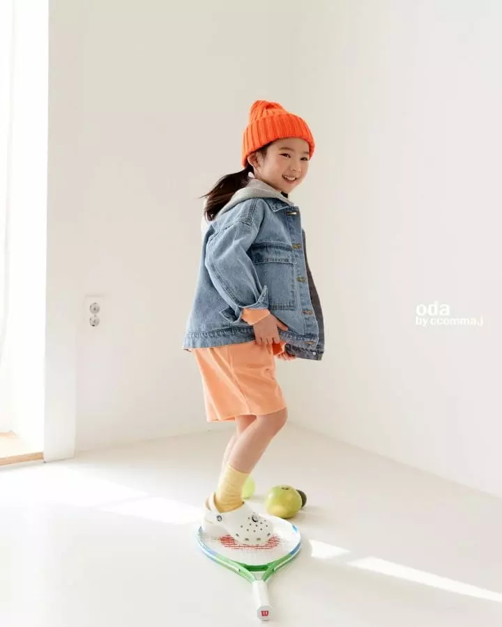 Oda - Korean Children Fashion - #discoveringself - Oz Big Pocket Denim Jacket - 7