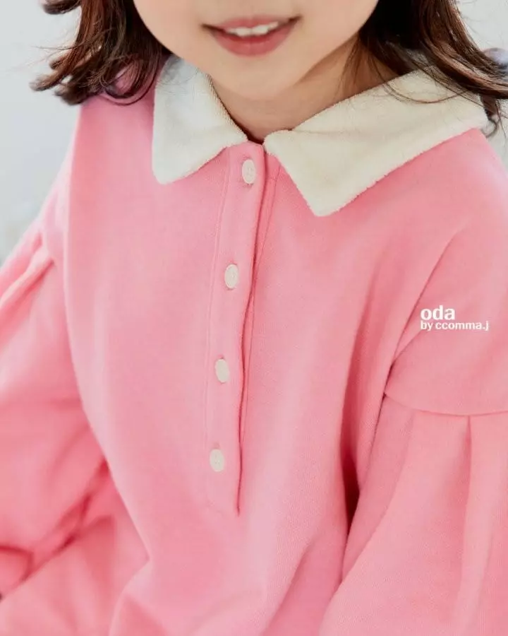 Oda - Korean Children Fashion - #fashionkids - Lael Terry Collar One-piece - 9