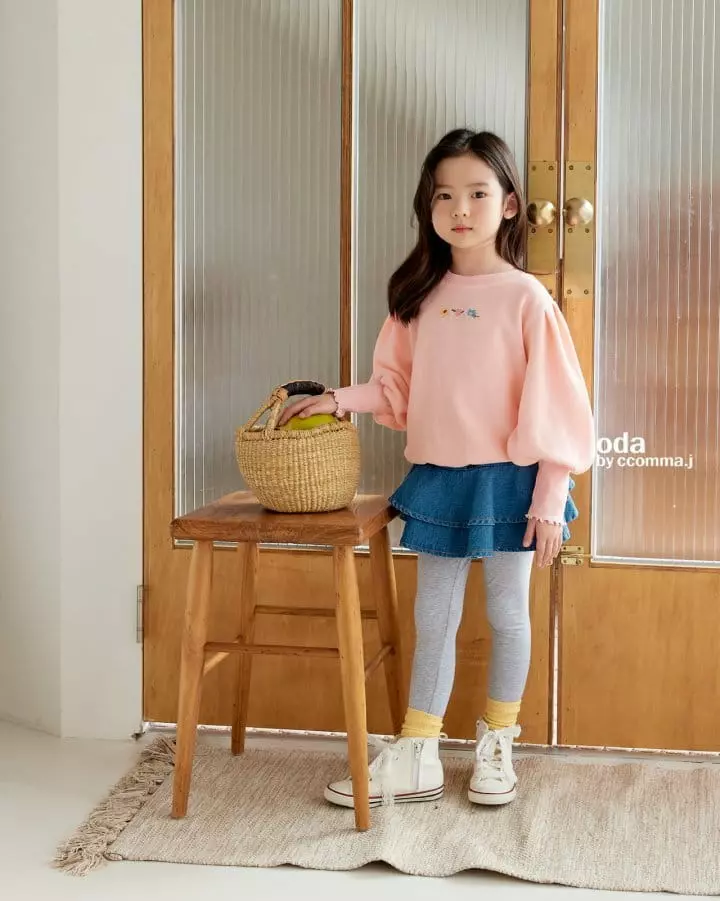 Oda - Korean Children Fashion - #fashionkids - Everyday Can Can Skirt Leggings - 5