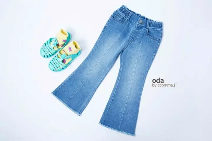 Oda - Korean Children Fashion - #kidsshorts - Marker Slit Bootscut Pants - 12