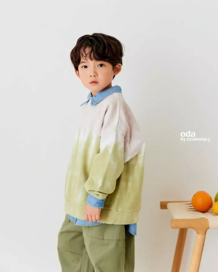 Oda - Korean Children Fashion - #kidsshorts - Dyeing Sweatshirt - 7